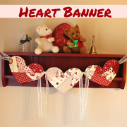 Valentine's Day Heart Banner