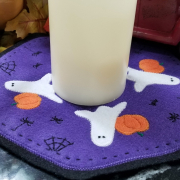 Felt Halloween Candle Mat