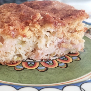 A New Treat, Rhubarb Cake