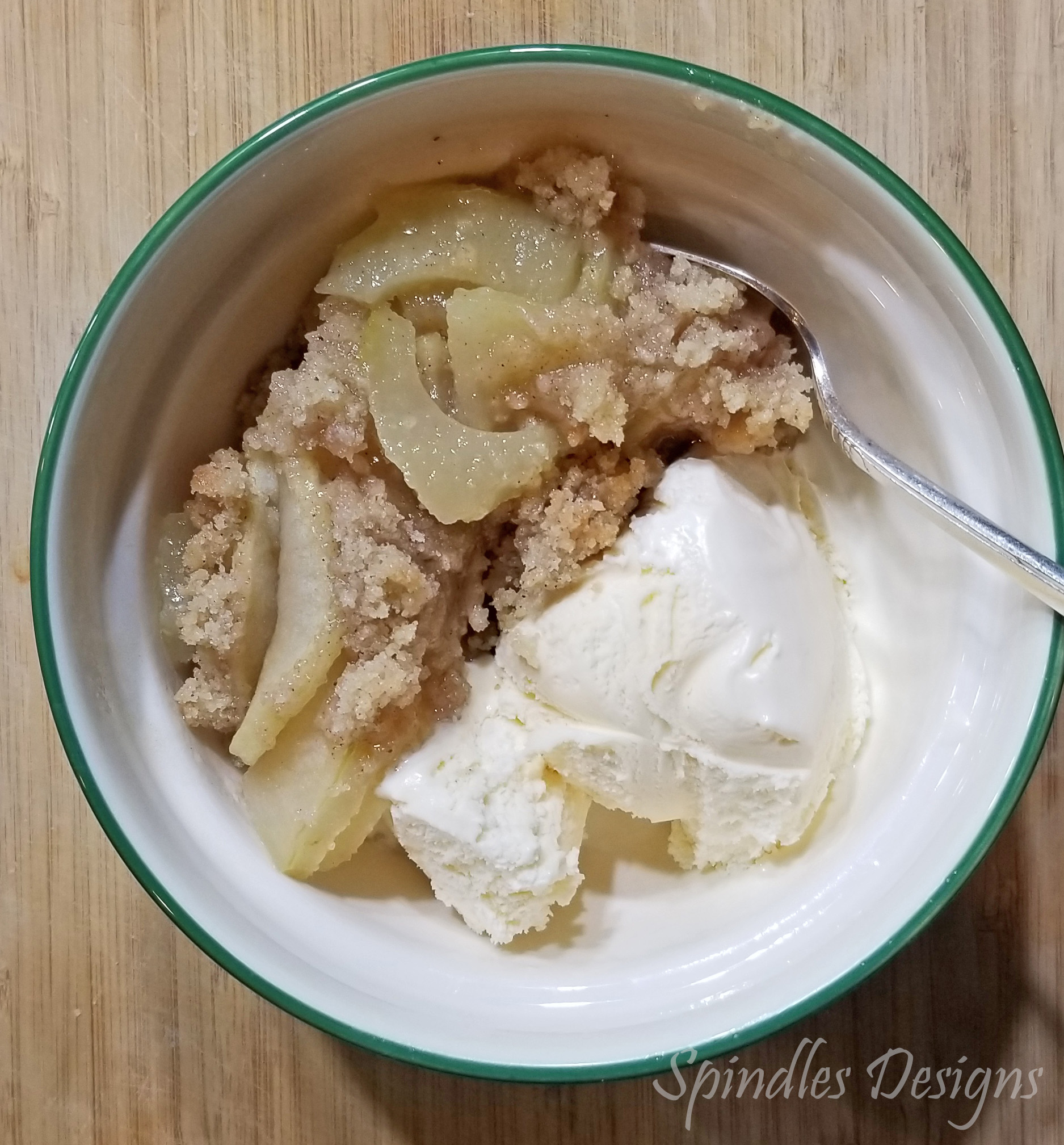 Fresh Apple Betty - Spindles Designs by Mary and Mags