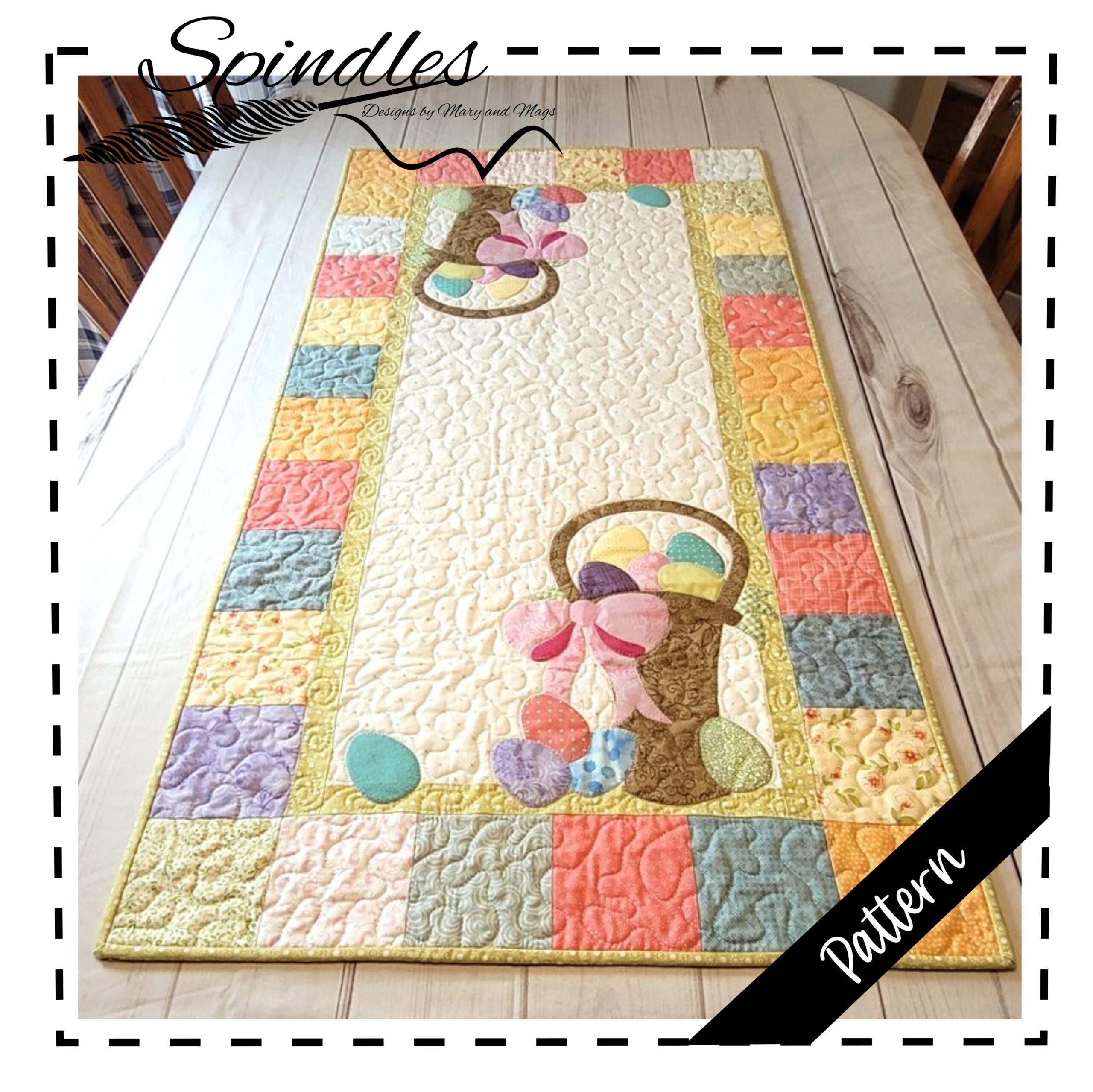 Easter Basket Table Runner Pattern