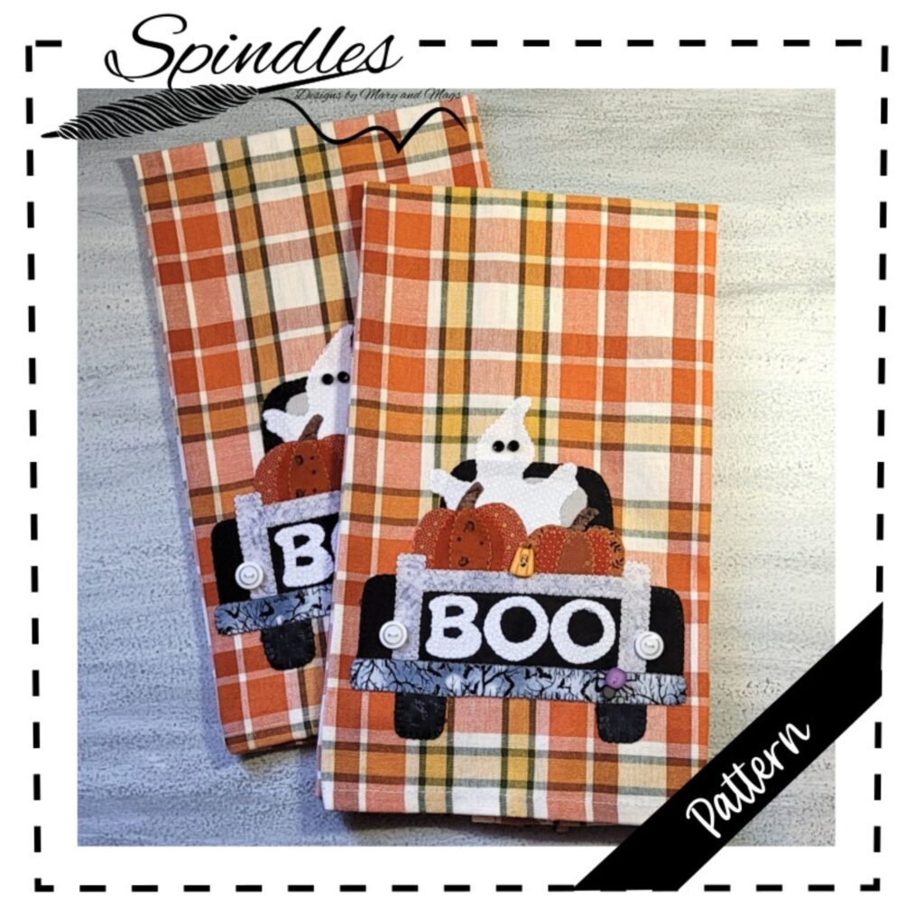 BOO! Vintage Truck Pattern
