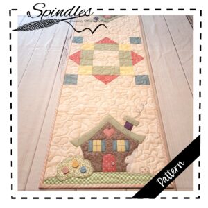 Easter House Table Runner Pattern