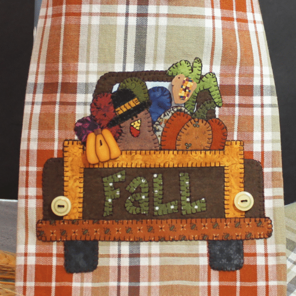 Fall Truck Applique Pattern - Image 3