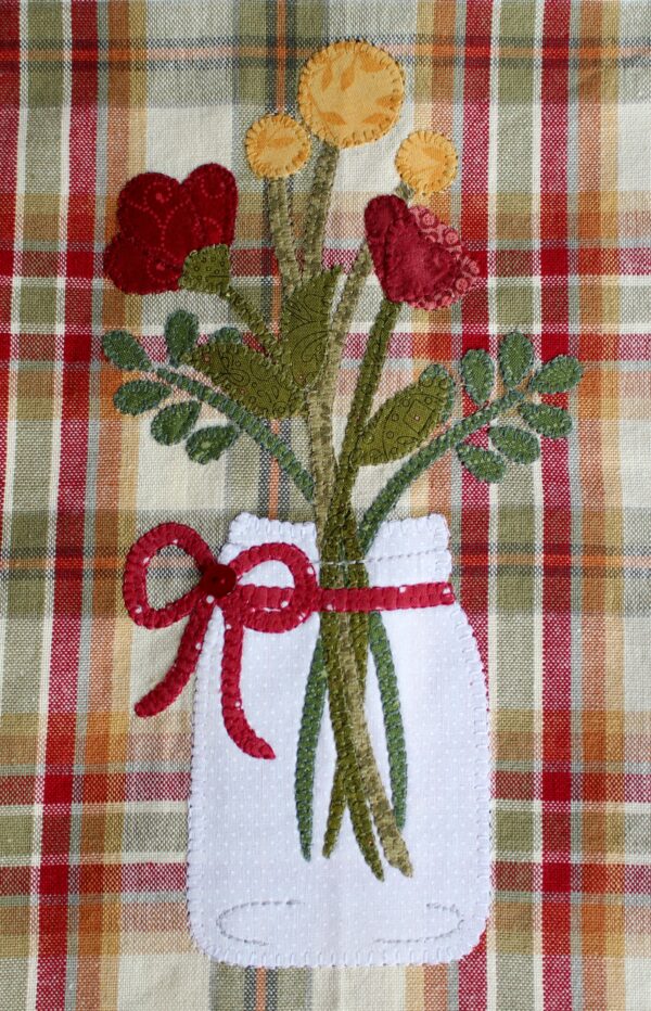 Mason Jar Applique Pattern, PDF Pattern - Image 2