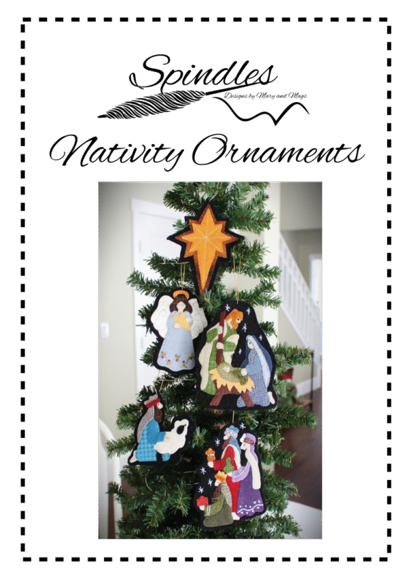Nativity Applique Christmas Ornaments Pattern - Image 3