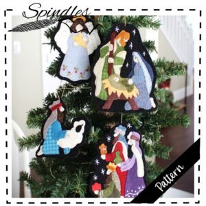 Nativity Applique Christmas Ornaments Pattern