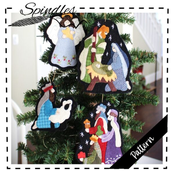 Nativity Applique Christmas Ornaments Pattern
