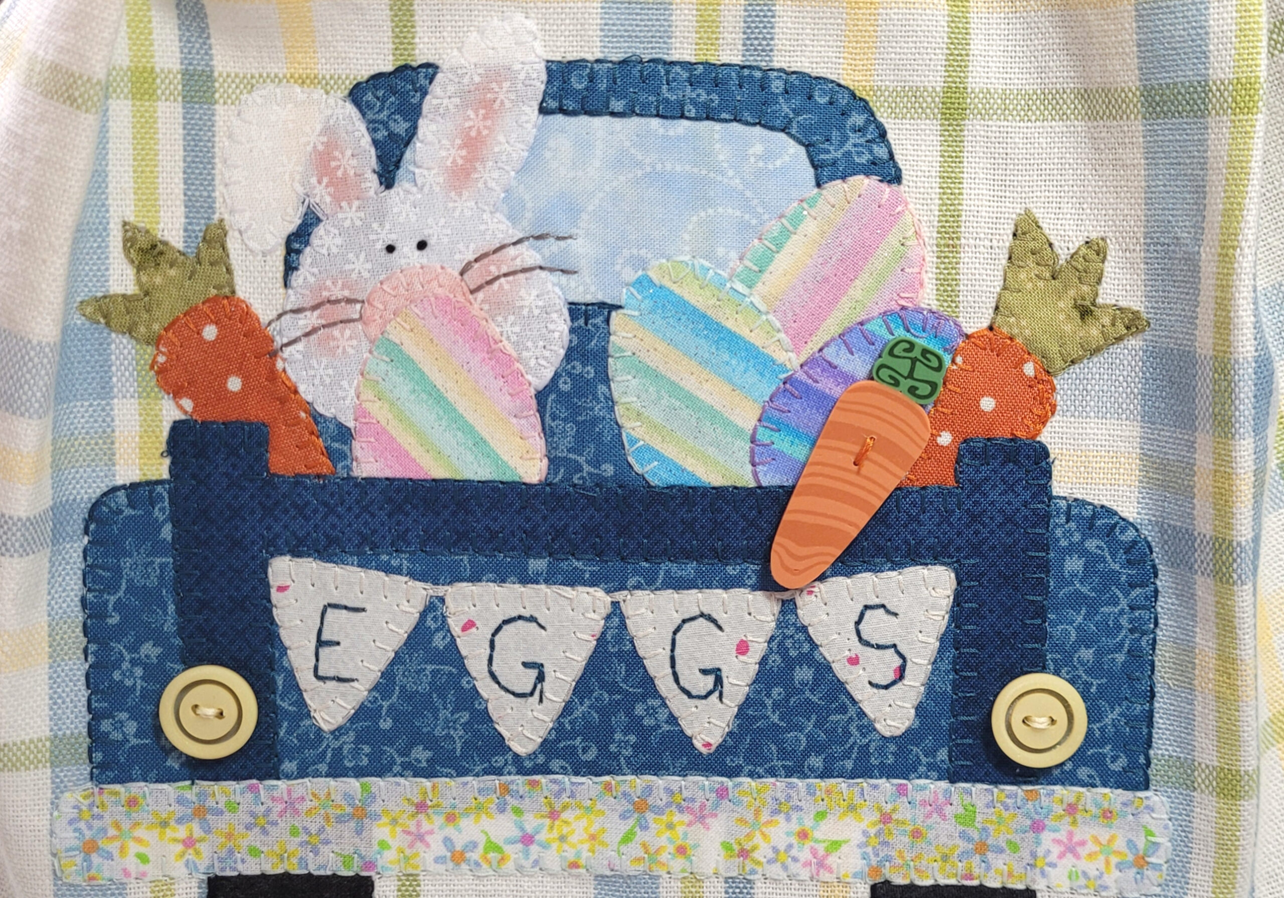 Vintage Truck Easter Appliqué Pattern - Image 2