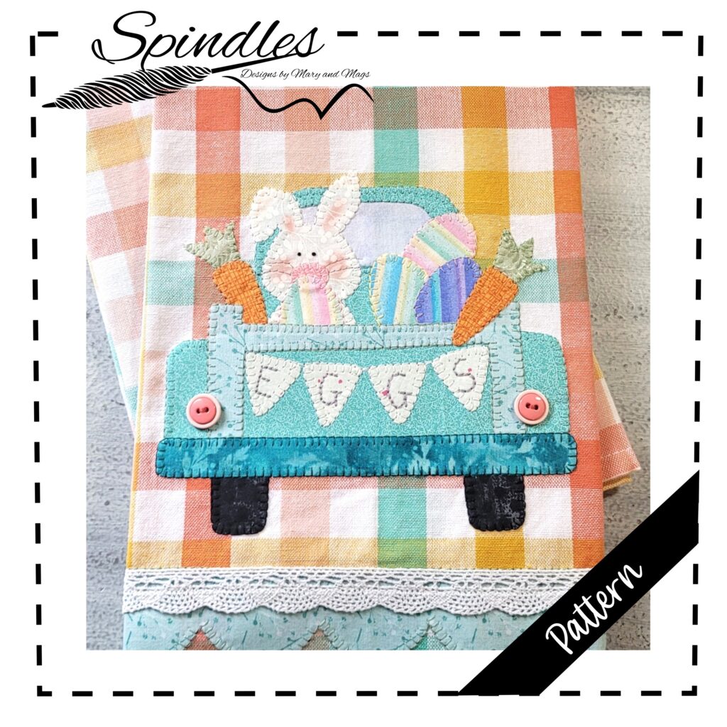 Vintage Truck Easter Appliqué Pattern