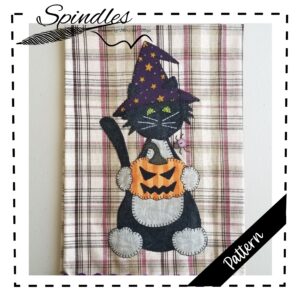 Cat Witch Applique Pattern-It’s Free