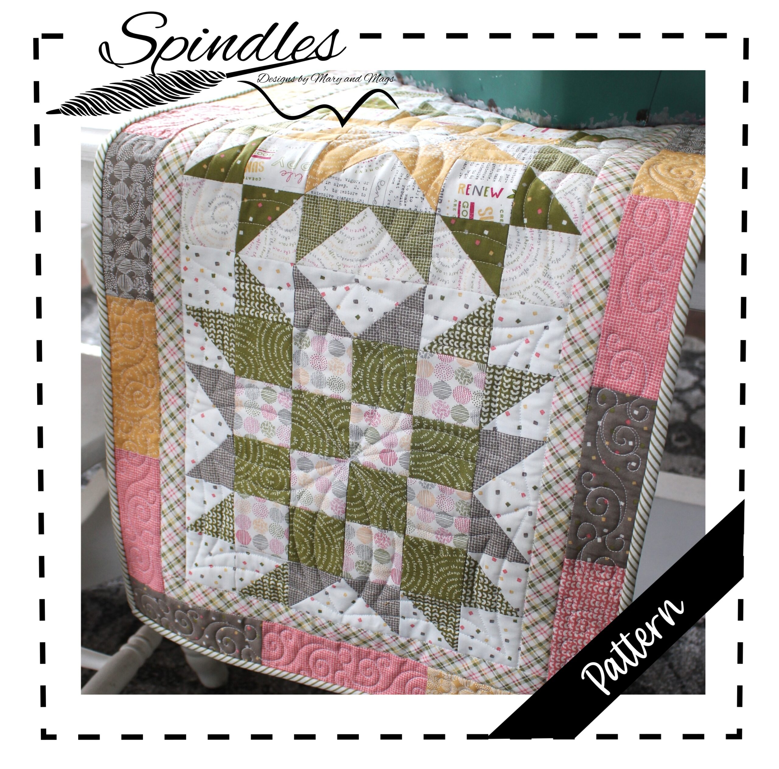 Free Pattern: Spring Morning Table Runner - Spindles Designs