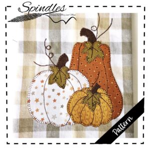Three Pumpkin Applique Pattern - Pumpkin Trio
